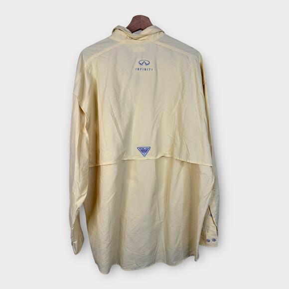 Columbia Mens size XXL Infiniti Logo PFG Bahama II Long Sleeve Shirt 1011621 - Picture 2 of 10